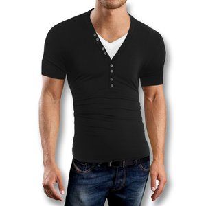 Men V Neck T Shirts